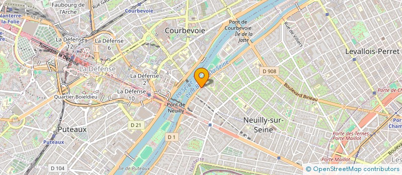 localisation de l'entreprise SYND.COPR. DU 9 RUE ANGELIQUE VERIEN 9 à NEUILLY-SUR-SEINE
