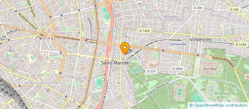 localisation de l'entreprise SYND.COPR. DU 9 RUE CART        94 ST MA à SAINT-MANDE