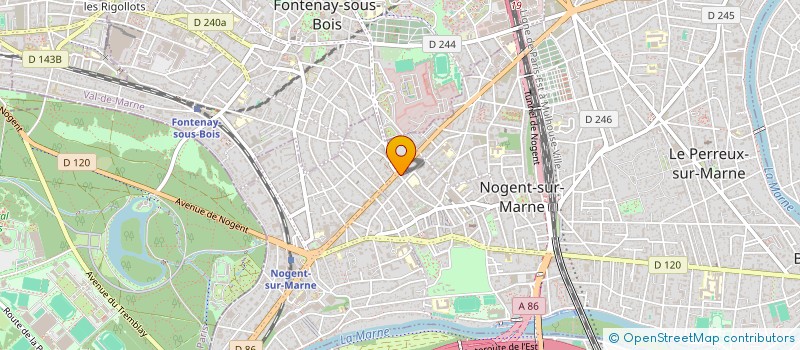 localisation de l'entreprise SYND.COPR. DU 9 RUE COMMINES 75003 PA à NOGENT-SUR-MARNE