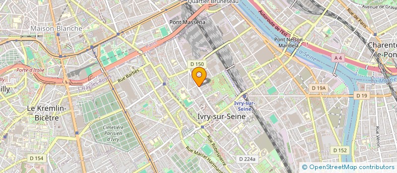 localisation de l'entreprise SYND.COPR. DU 9 RUE DE LA GARE 94IVRY S à IVRY-SUR-SEINE