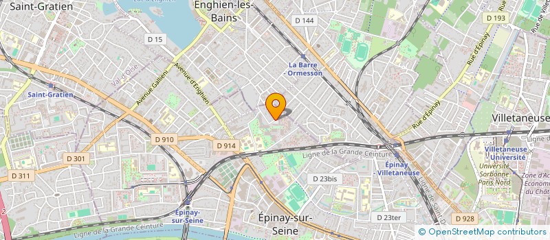 localisation de l'entreprise SYND.COPR. DU 9 RUE DES ECONDEAU à EPINAY-SUR-SEINE