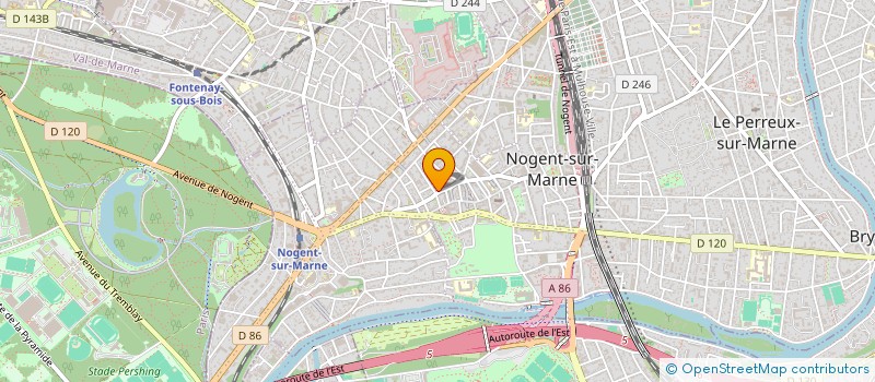 localisation de l'entreprise SYND.COPR. DU 9 RUE DES HEROS NOGENTAIS  NOGENT-SUR-MARNE
