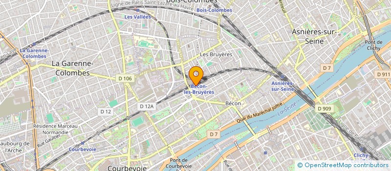 localisation de l'entreprise SYND.COPR. DU 9 RUE DU 22 SEPTEMBR à COURBEVOIE