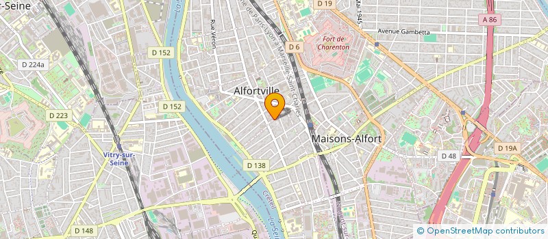 localisation de l'entreprise SYND.COPR. DU 9 RUE DU PRESIDENT KENNEDY  ALFORTVILLE