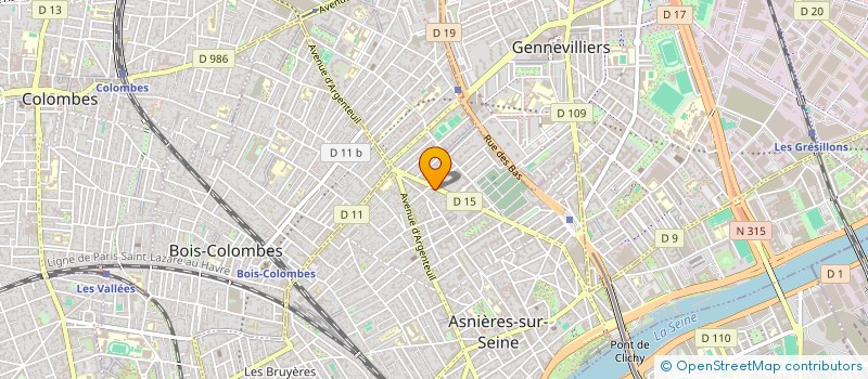 localisation de l'entreprise SYND COPR DU 9 RUE GUESNOUIN 92 CLICHY R  ASNIERES-SUR-SEINE