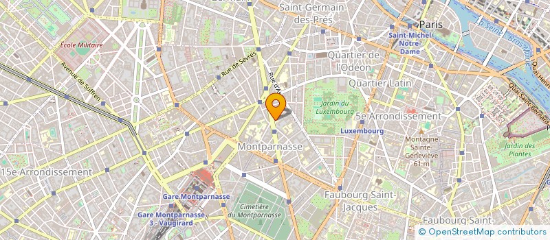 localisation de l'entreprise SYND COPR DU 9 RUE HUYMANS 75006 PARIS R  PARIS
