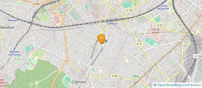 localisation de l'entreprise SYND.COPR. DU 9 RUE JULES FERRY 92 CLAM à CLAMART