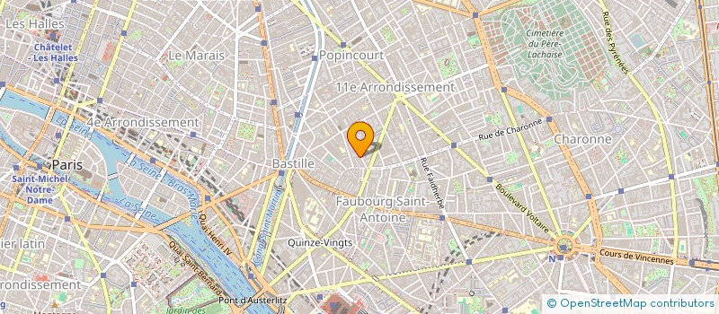 localisation de l'entreprise SYND COPR DU 9 RUE KELLER 75011 PARIS RE  PARIS