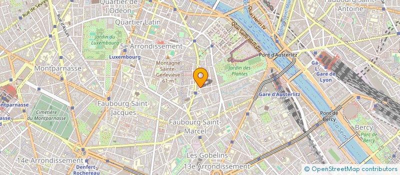 localisation de l'entreprise SYND.COPR. DU 9 RUE ROLLIN 75005 PARIS R  PARIS