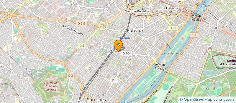 localisation de l'entreprise SYND.COPR. DU 9 RUE VICTOR HUGO 92 PUTEA  PUTEAUX