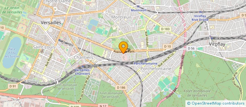 localisation de l'entreprise SYND COPR DU 90 AV DE PARIS à VERSAILLES