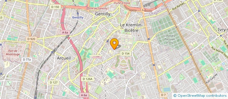 localisation de l'entreprise SYND COPR DU 90 RTE STRATEGIQUE  LE KREMLIN-BICETRE