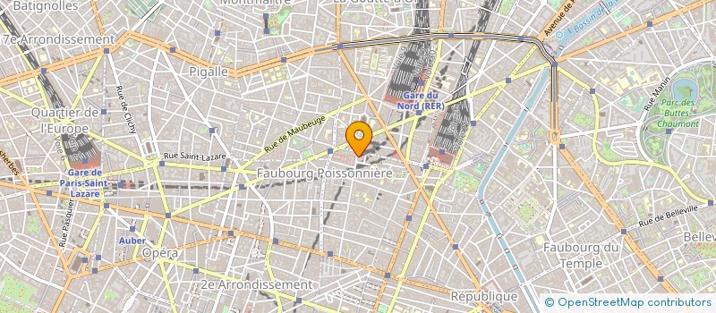 localisation de l'entreprise SYND COPR DU 90 RUE D HAUTEVILLE 75010 P  PARIS