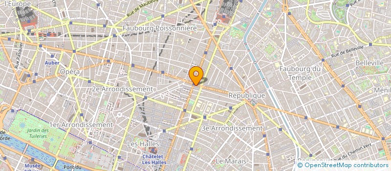 localisation de l'entreprise SYND COPR DU 90 RUE DES ARCHIVES 75003 P  PARIS