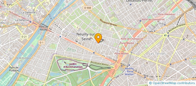 localisation de l'entreprise SYND.COPR. DU 91 AV. DU ROULE 92 NEUIL à NEUILLY-SUR-SEINE