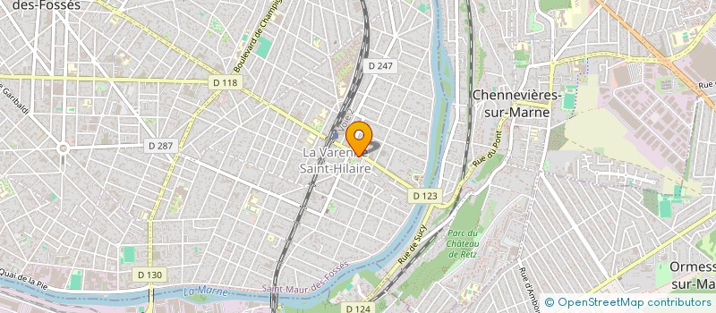 localisation de l'entreprise SYND COPR DU 92B AV DU BAC 94 LA VARENNE à SAINT-MAUR-DES-FOSSES