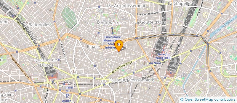 localisation de l'entreprise SYND COPR DU 93 RUE DE DUNKERQUE PARIS R  PARIS