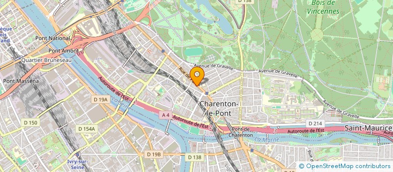 localisation de l'entreprise SYND COPR DU 93 RUE DE PARIS 94 CHARENTO à CHARENTON-LE-PONT