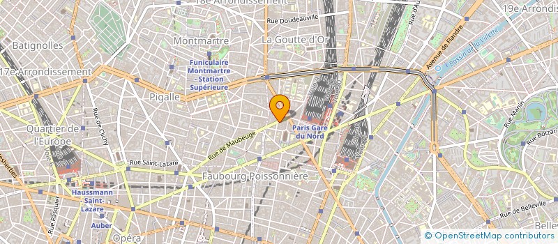 localisation de l'entreprise SYND.COPR. DU 94 RUE DE MAUBEUGE 75010 P  PARIS