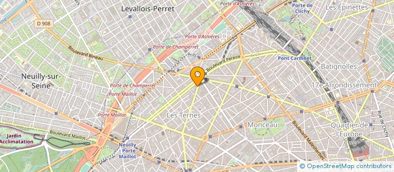 localisation de l'entreprise SYND COPR DU 95 AV NIEL 75017   PARIS RE  PARIS