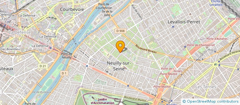 localisation de l'entreprise SYND COPR DU 95 R PERRONET 92 NEUILLY  NEUILLY-SUR-SEINE