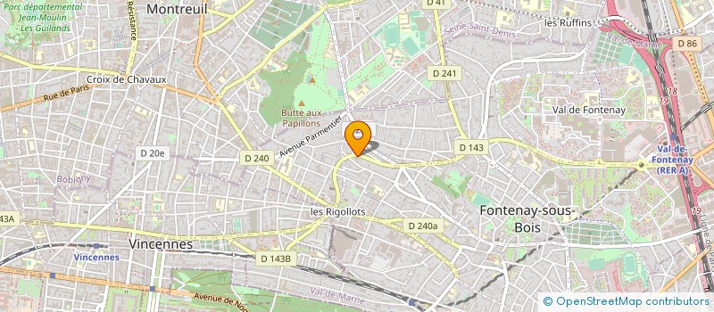 localisation de l'entreprise SYND COPR DU 96 98 AV DE LA REPUBLIQUE à FONTENAY-SOUS-BOIS