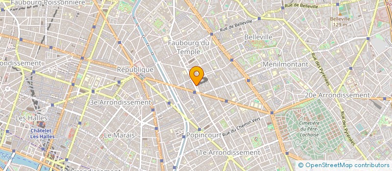 localisation de l'entreprise SYND COPR DU 96 AV. PARMENTIER  75011 PA  PARIS