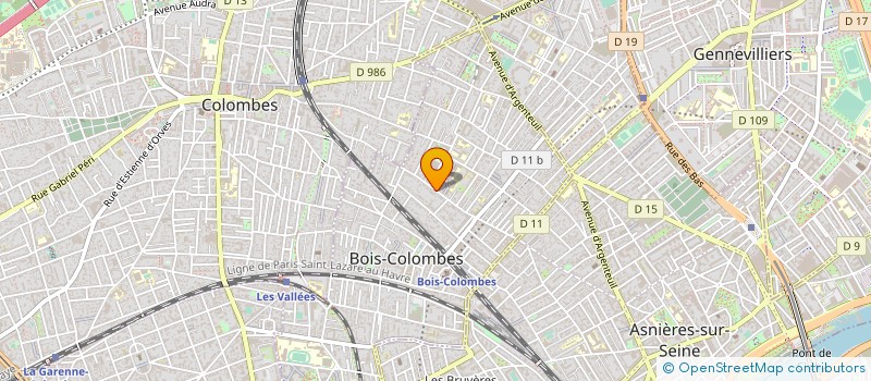 localisation de l'entreprise SYND.COPR. DU 97 AV VICTOR HUGO 92 COLOM à BOIS-COLOMBES