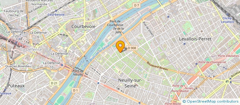 localisation de l'entreprise SYND.COPR. DU CHATEAU à NEUILLY-SUR-SEINE