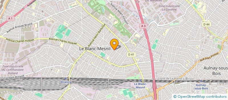 localisation de l'entreprise SYND.COPR. DU CLOS BOUSSELIN 95 GARGES L à LE BLANC-MESNIL