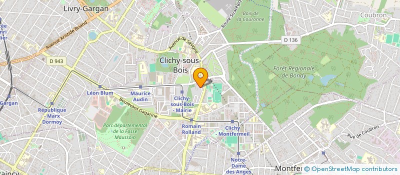 localisation de l'entreprise SYND.COPR. DU DOMAINE DE LA LORETTE à CLICHY-SOUS-BOIS