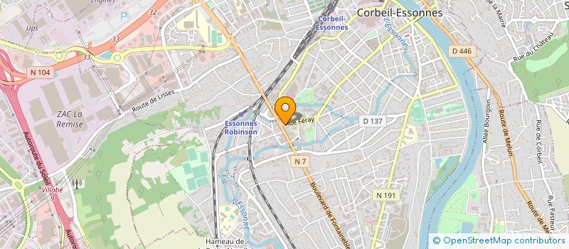 localisation de l'entreprise SYND.COPR. DU PARC DU CHATEAU 91 VIRY à CORBEIL-ESSONNES