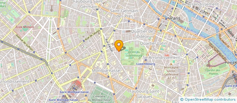 localisation de l'entreprise SYND COPR DU RUE DE FLEURUS PARIS 6  PARIS