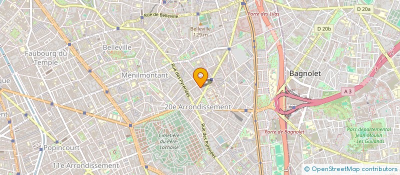 localisation de l'entreprise SYND.COPR. EPINAY 34 22 RUE QUETIGNY 93  PARIS