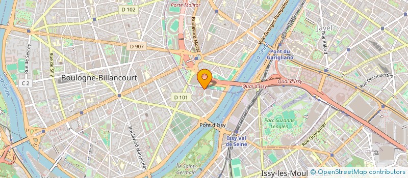 localisation de l'entreprise SYND COPR FOREZ GRISONS 21 RUE R SALENG à BOULOGNE-BILLANCOURT