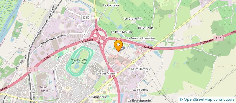 localisation de l'entreprise SYND COPR IM RUE PARCHEMINERIE à ANGERS