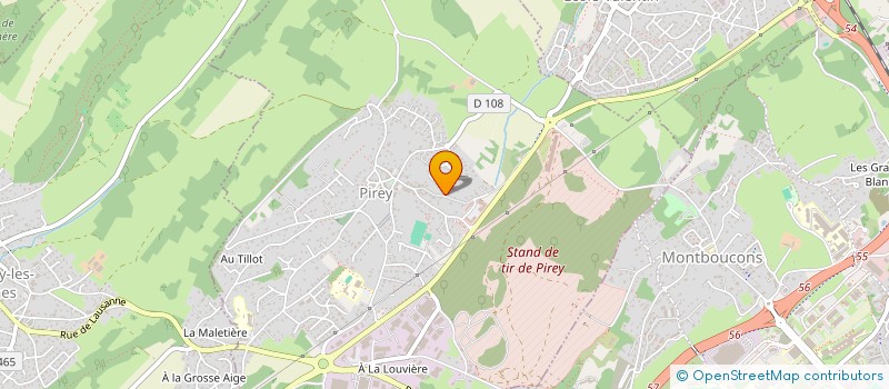 localisation de l'entreprise SYND. COPR. IMMEUBLE JOBARD ROGER  PIREY