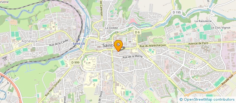 localisation de l'entreprise SYND COPR IMMEUBLE RUE DU DOCTEUR LETURC  SAINT-LO