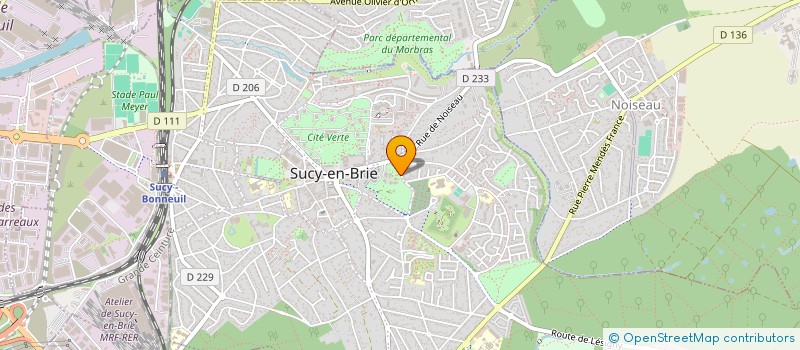 localisation de l'entreprise SYND.COPR. LE CLOS PACY 61 R DE LA PROCE à SUCY-EN-BRIE