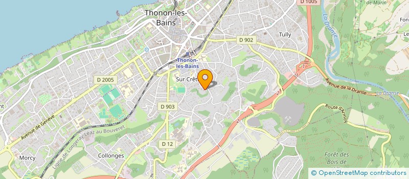 localisation de l'entreprise SYND COPR LE COLOMBIER à THONON-LES-BAINS