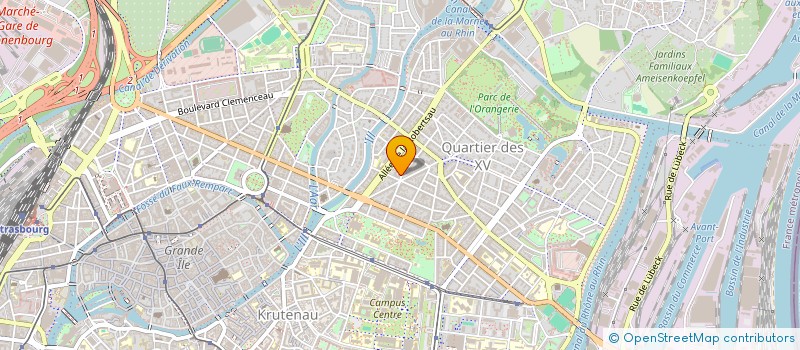 localisation de l'entreprise SYND COPR LE GOLBERY à STRASBOURG