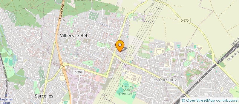 localisation de l'entreprise SYND COPR LE PUITS LA MARLIERE 4 RUE POMPON 95 VILLIERS LE BEL  VILLIERS-LE-BEL