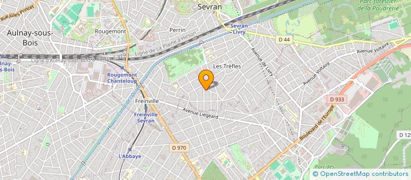 localisation de l'entreprise SYND.COPR. LES BEAUDOTTES 93 SEVRAN R à SEVRAN