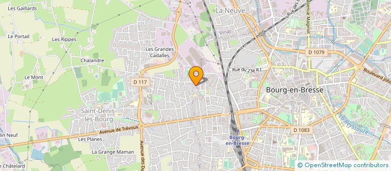 localisation de l'entreprise SYND COPR LES CADALLES à SAINT-DENIS-LES-BOURG