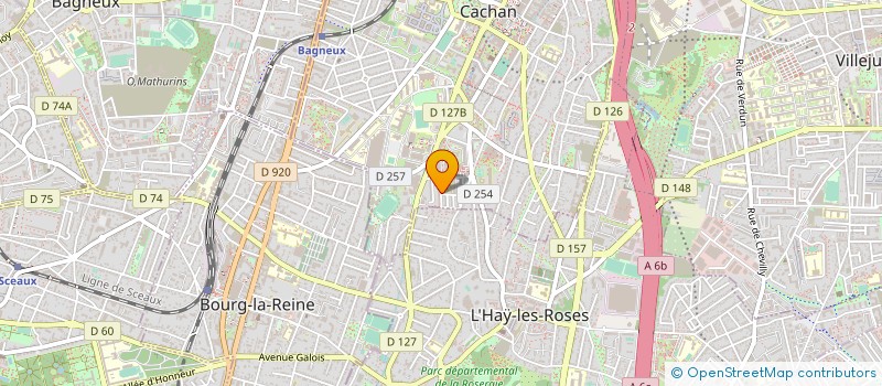 localisation de l'entreprise SYND.COPR. LES FOYERS DE LA TROMIERE à CACHAN