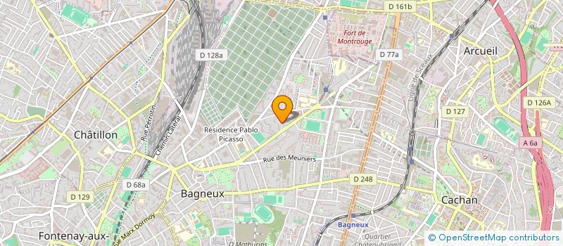 localisation de l'entreprise SYND.COPR. LES JARDINS DE BAGNEUX ALL DE à BAGNEUX