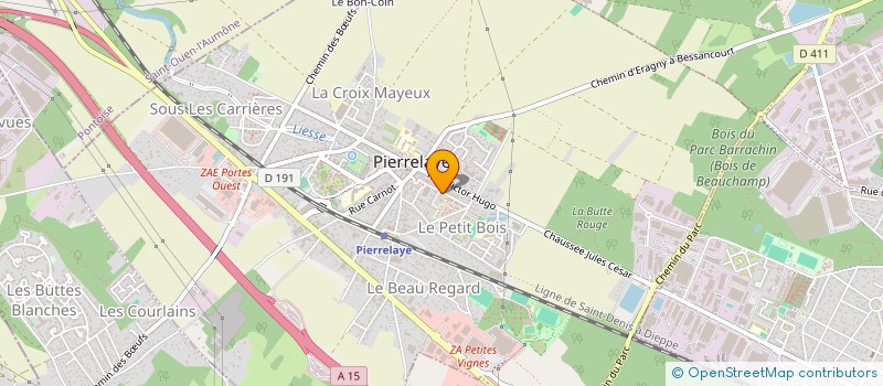 localisation de l'entreprise SYND COPR LES JARDINS DE PIERRELAYE  PIERRELAYE