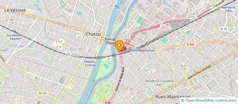 localisation de l'entreprise SYND COPR LES MARTINETS 2E ETAPE à RUEIL MALMAISON
