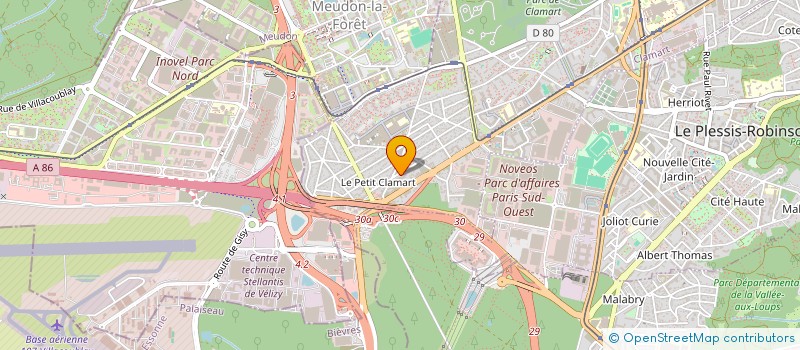 localisation de l'entreprise SYND. COPR LES TERRASSES DE CLAMART à CLAMART