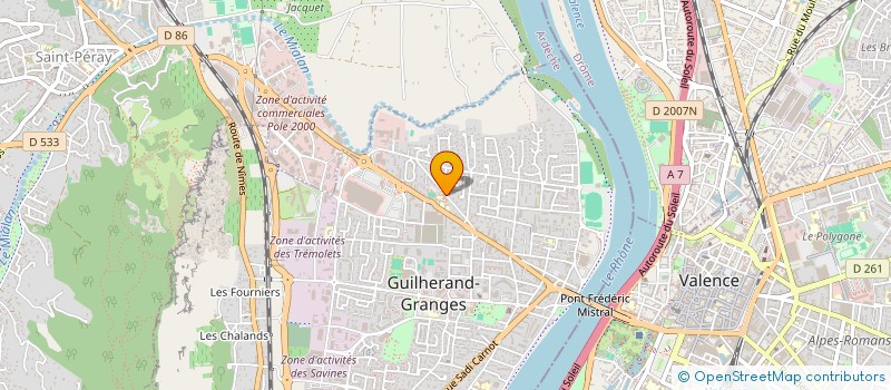 localisation de l'entreprise SYND COPR LES TOURTERELLES  GUILHERAND-GRANGES